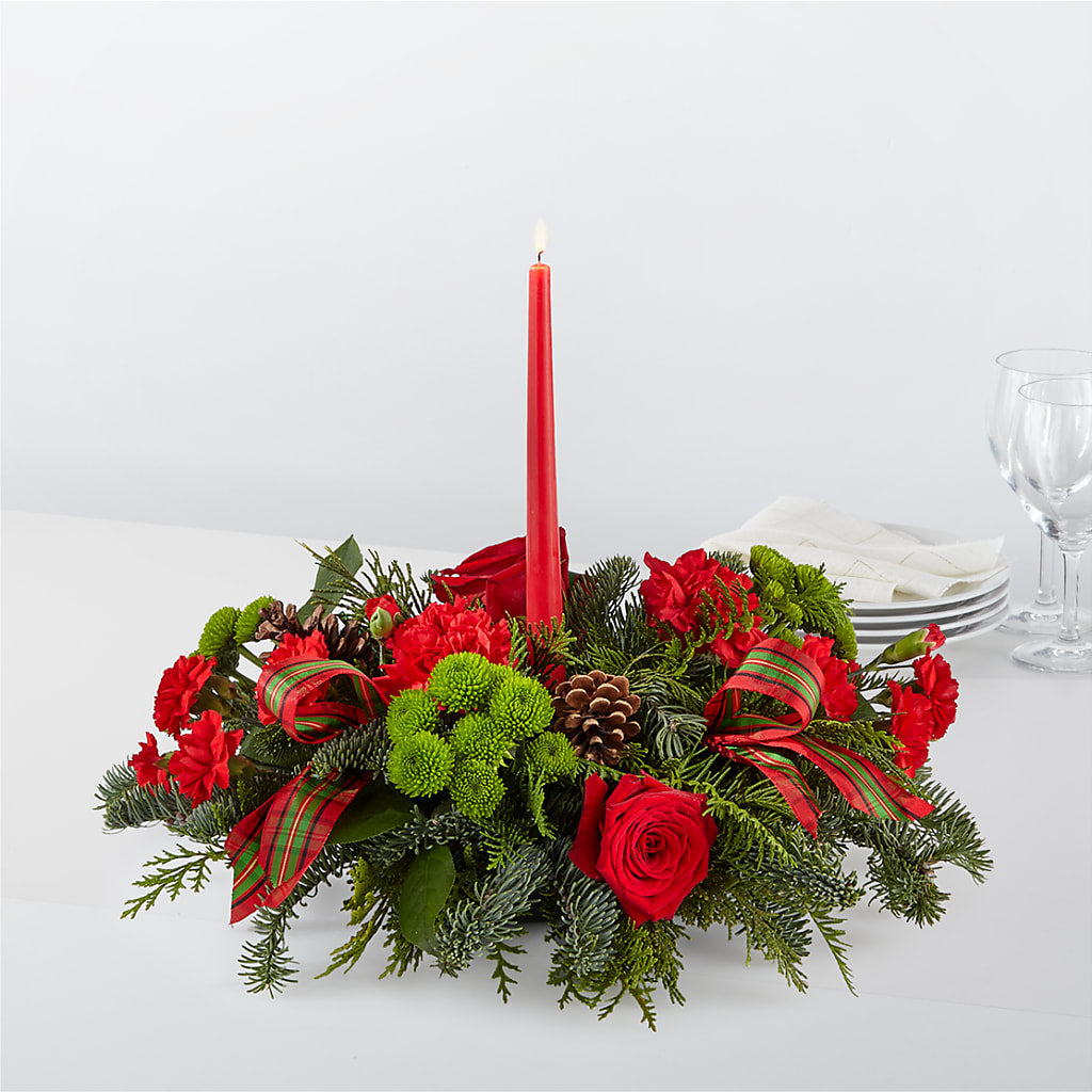By the Candlelight Centerpiece – AKIKO'S FLORAL ARTS, Wellsboro PA