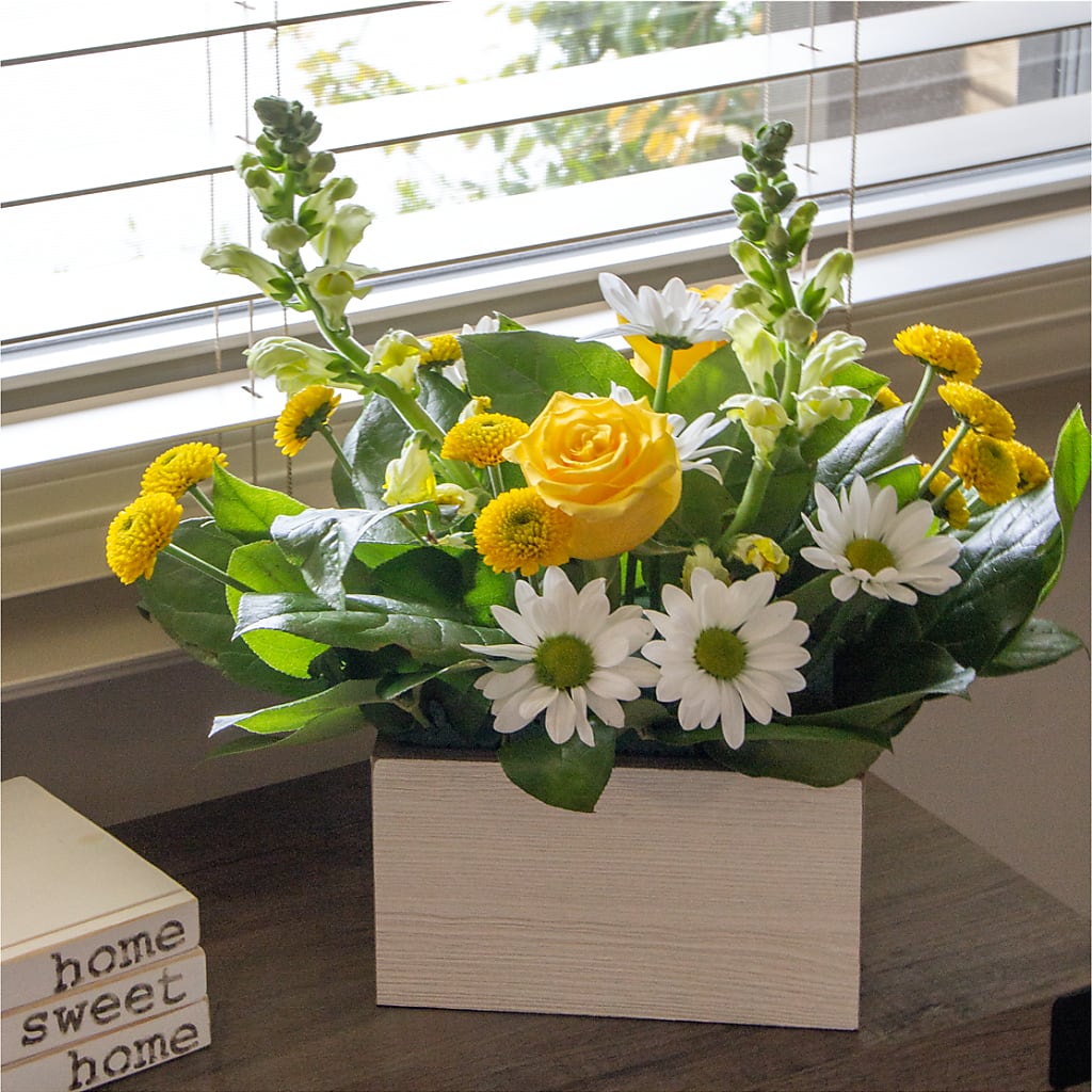 Sun Salutation Box Bouquet – AKIKO'S FLORAL ARTS, Wellsboro PA