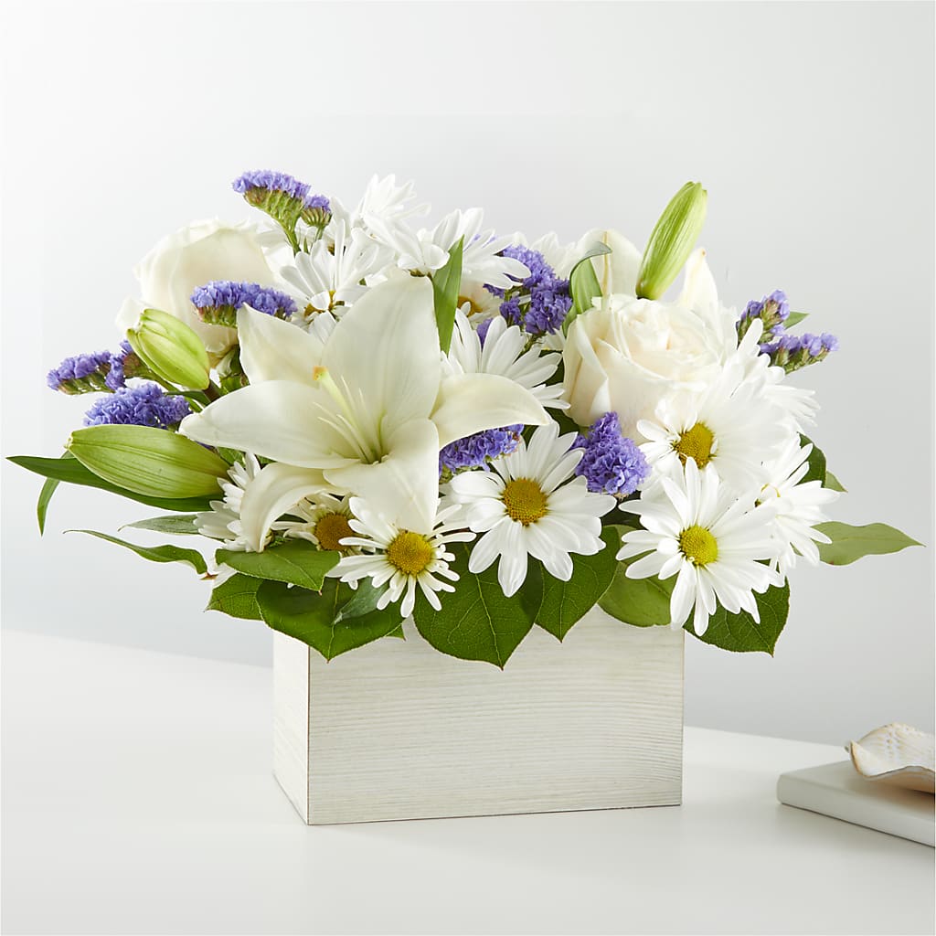 Beyond Blue Box Bouquet – AKIKO'S FLORAL ARTS, Wellsboro PA