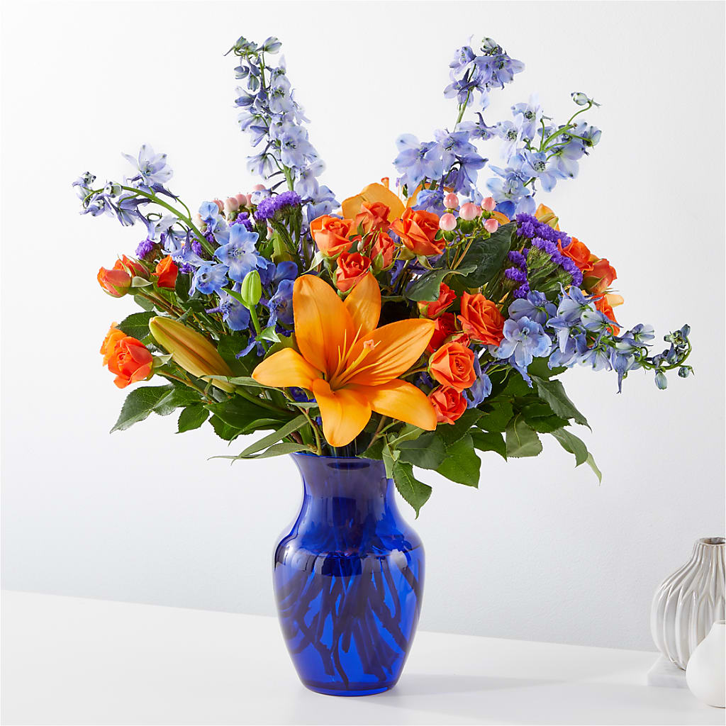 Radiant Citrus Bouquet – AKIKO'S FLORAL ARTS, Wellsboro PA