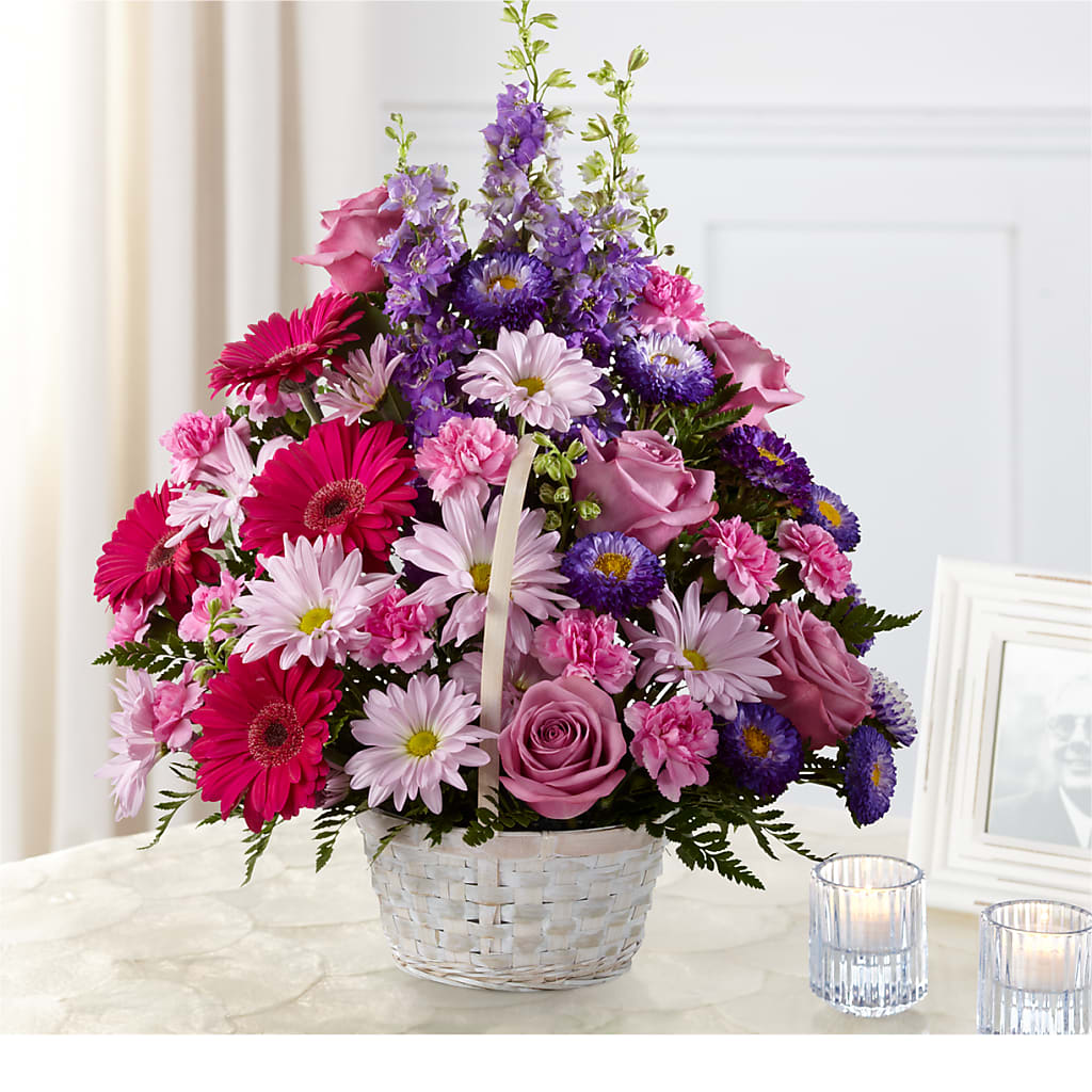 Pastel Peace Basket – AKIKO'S FLORAL ARTS, Wellsboro PA