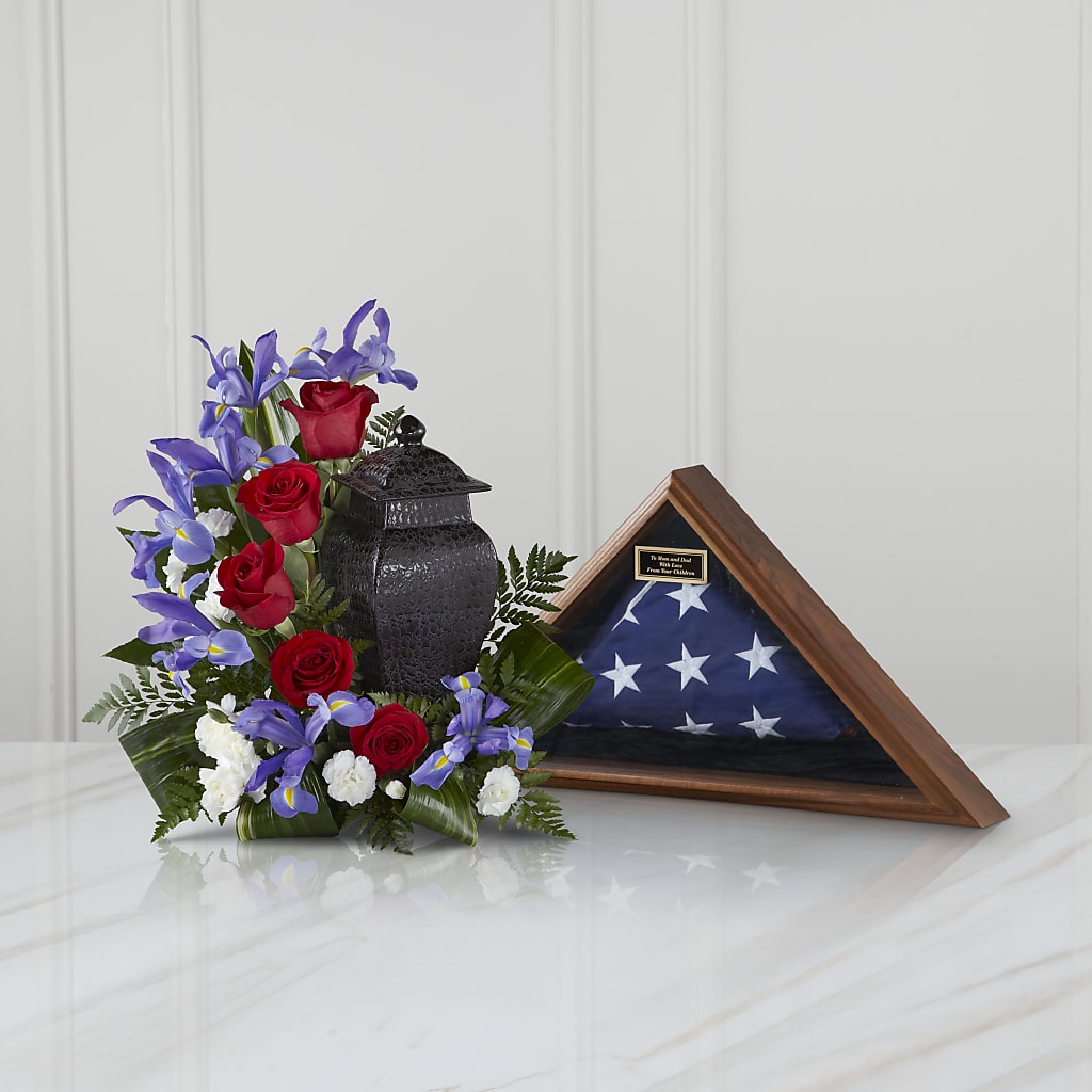 Patriotic Tribute Arrangement – AKIKO'S FLORAL ARTS, Wellsboro PA