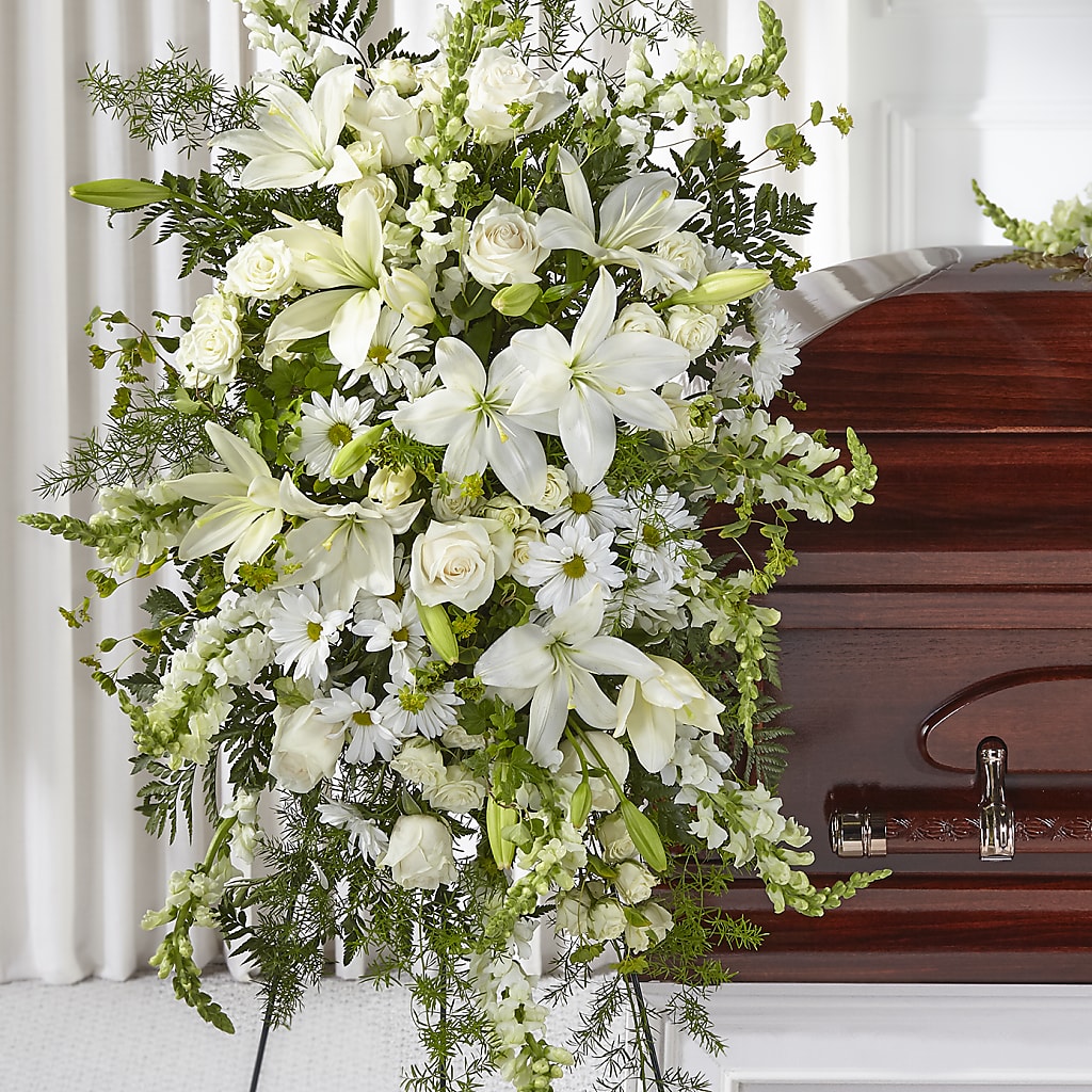 Loving Thoughts Standing Spray – AKIKO'S FLORAL ARTS, Wellsboro PA