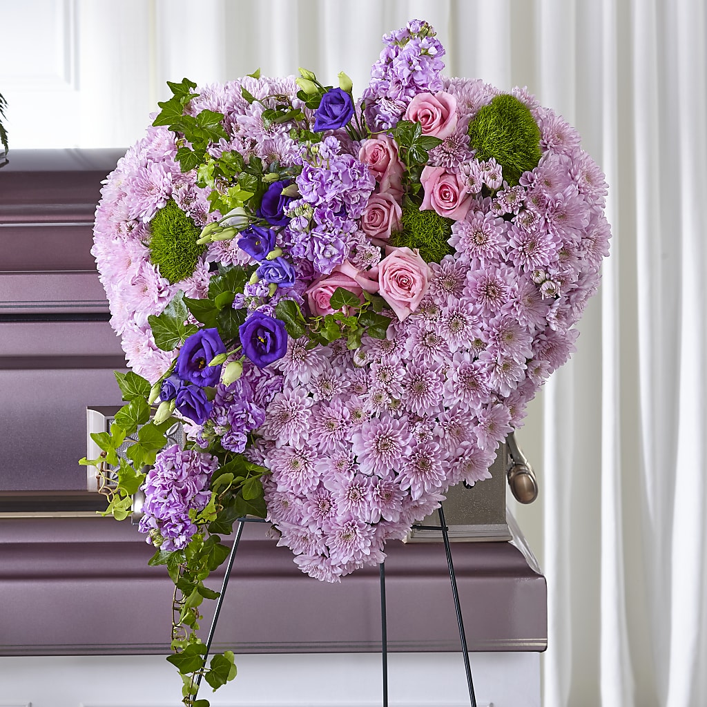 Treasured Love Standing Heart – AKIKO'S FLORAL ARTS, Wellsboro PA