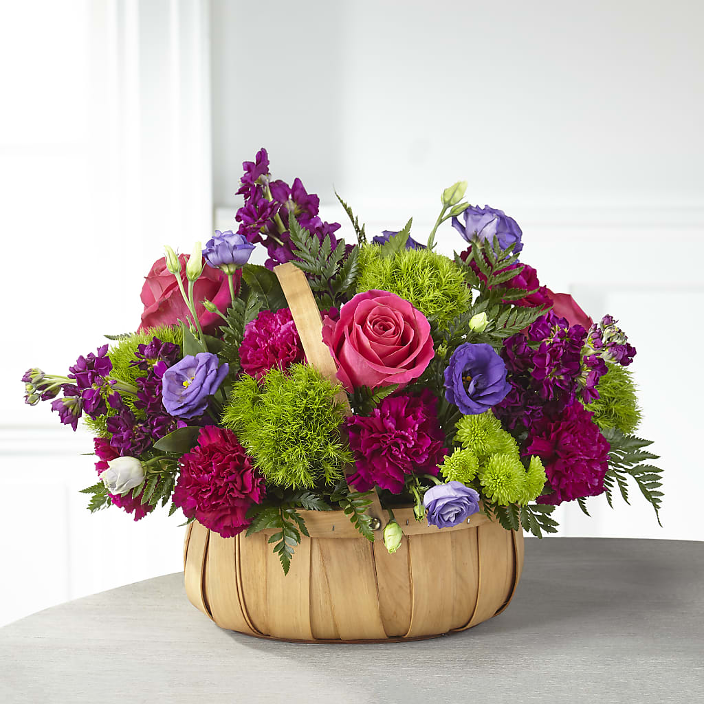 Serene Sanctuary Basket – AKIKO'S FLORAL ARTS, Wellsboro PA