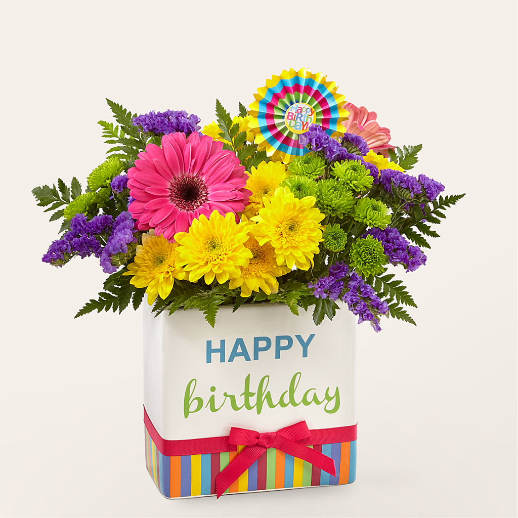 Birthday Brights Bouquet – AKIKO'S FLORAL ARTS, Wellsboro PA