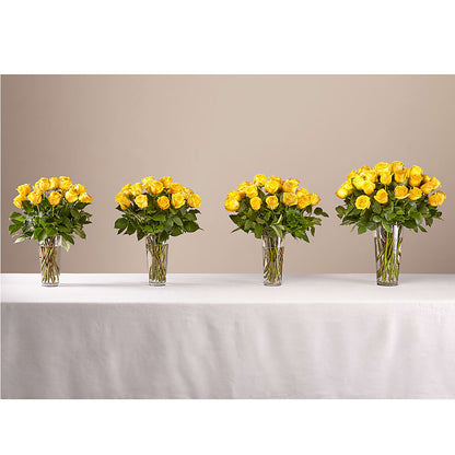 Long Stem Yellow Rose Bouquet – AKIKO'S FLORAL ARTS, Wellsboro PA