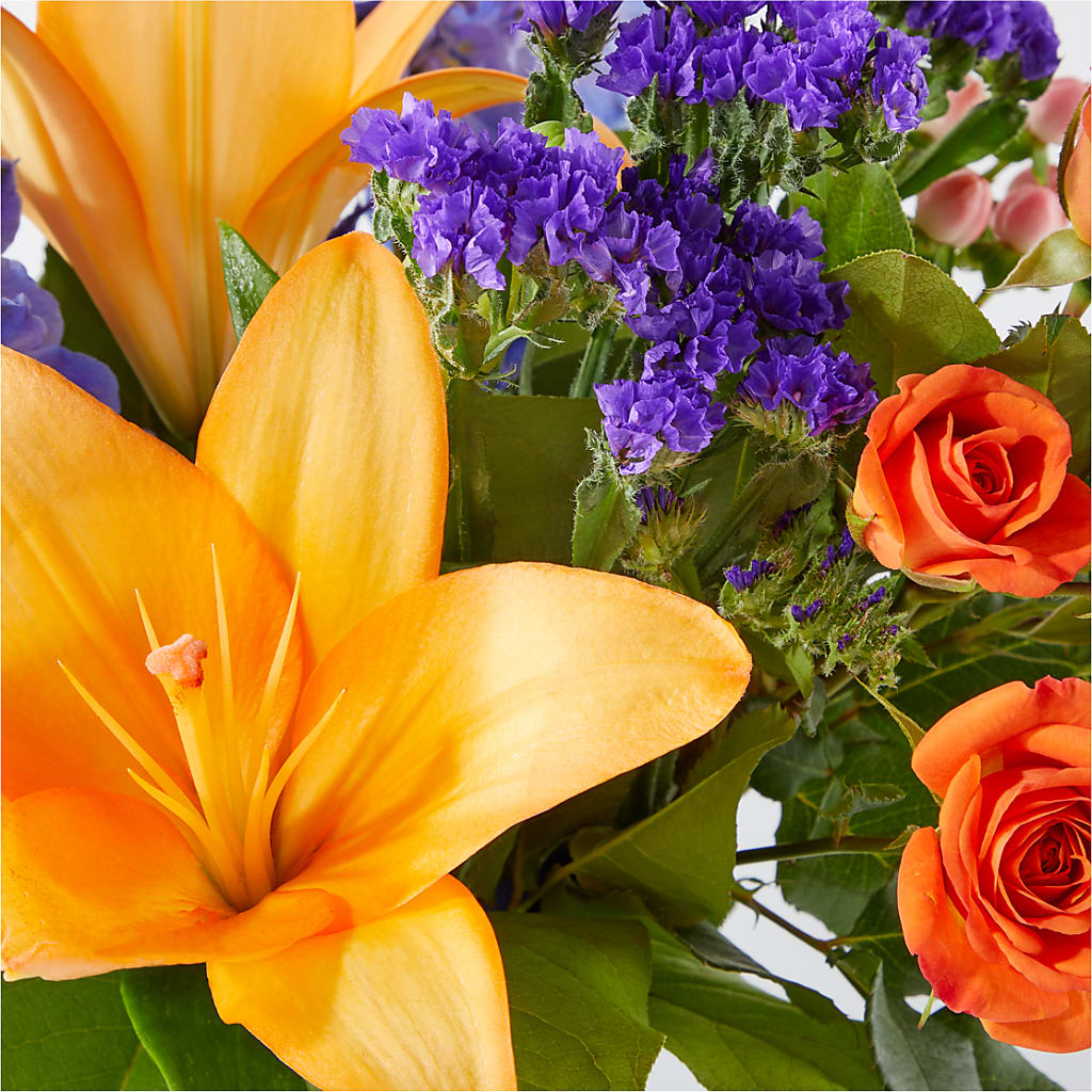 Radiant Citrus Bouquet – AKIKO'S FLORAL ARTS, Wellsboro PA
