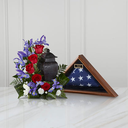 Patriotic Tribute Arrangement – AKIKO'S FLORAL ARTS, Wellsboro PA