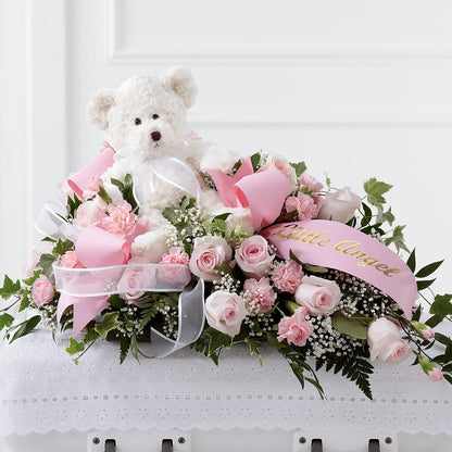 Touch of Sympathy Casket Spray – AKIKO'S FLORAL ARTS, Wellsboro PA