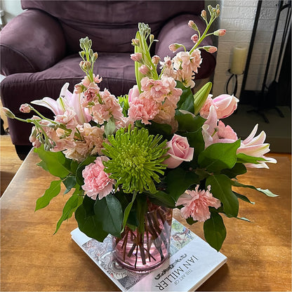 Pretty in Pink Bouquet – AKIKO'S FLORAL ARTS, Wellsboro PA