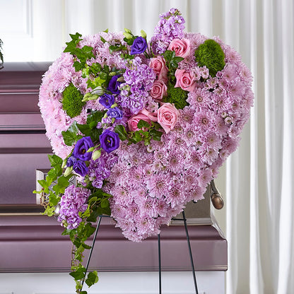 Treasured Love Standing Heart – AKIKO'S FLORAL ARTS, Wellsboro PA