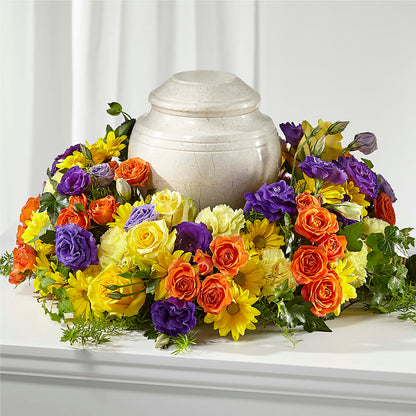 Blossoms of Remembrance Cremation Adornment – AKIKO'S FLORAL ARTS, Wellsboro PA