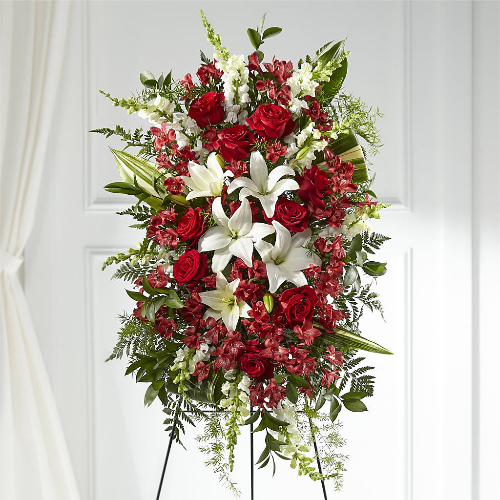 Everlasting Memory Standing Spray – AKIKO'S FLORAL ARTS, Wellsboro PA