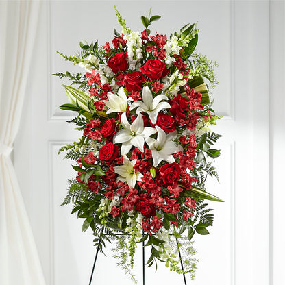 Everlasting Memory Standing Spray – AKIKO'S FLORAL ARTS, Wellsboro PA