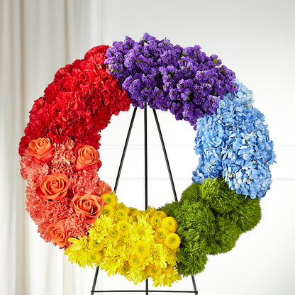 Circle of Love Wreath – AKIKO'S FLORAL ARTS, Wellsboro PA